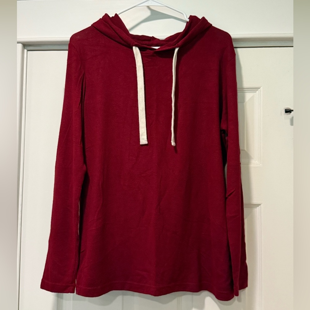 Zyia Claret Boyfriend Hoodie Garnet